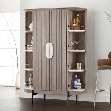 Madeira Bar Cabinet with Cooling Storage Option