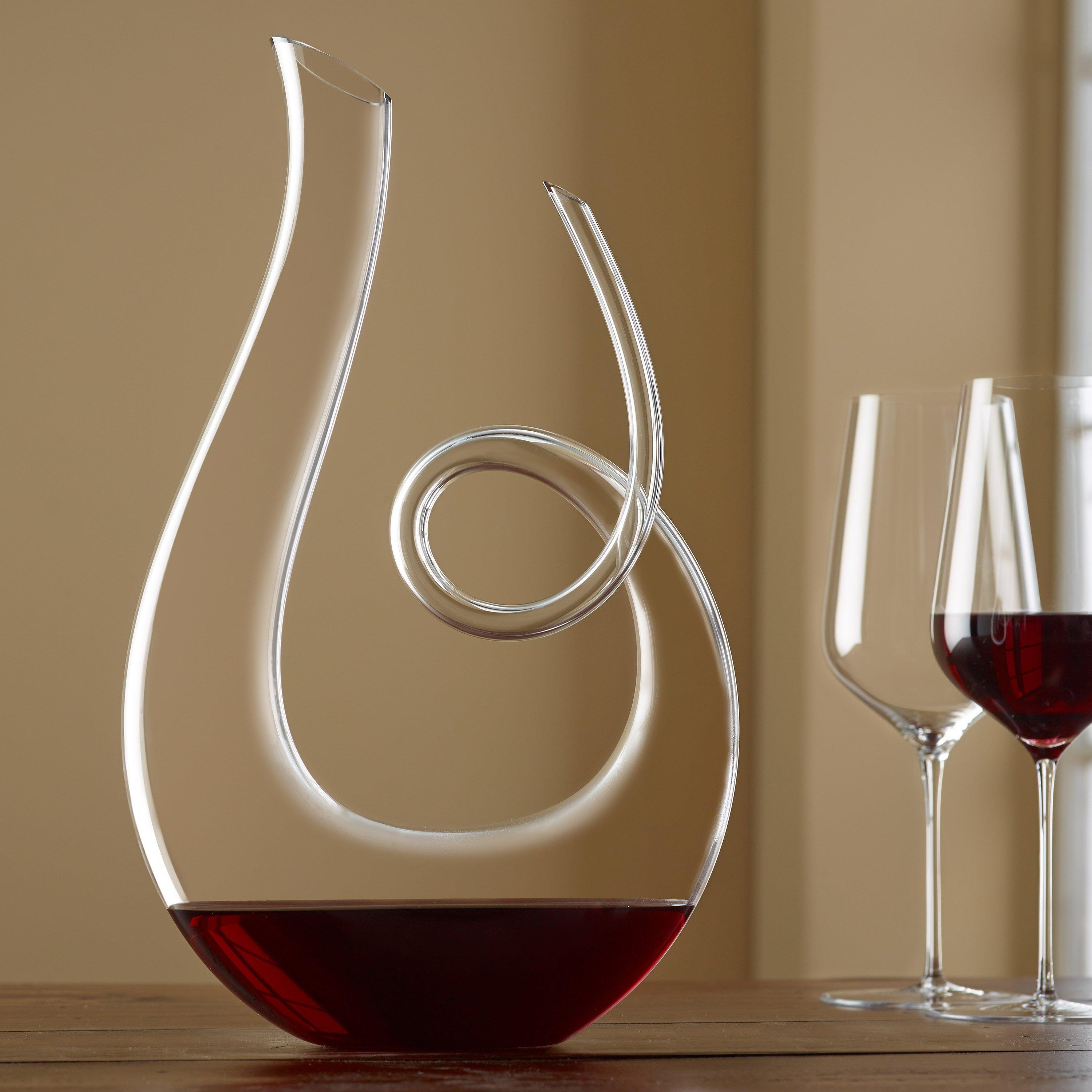 Wine Enthusiast Art Series Treble Decanter Wine Enthusiast