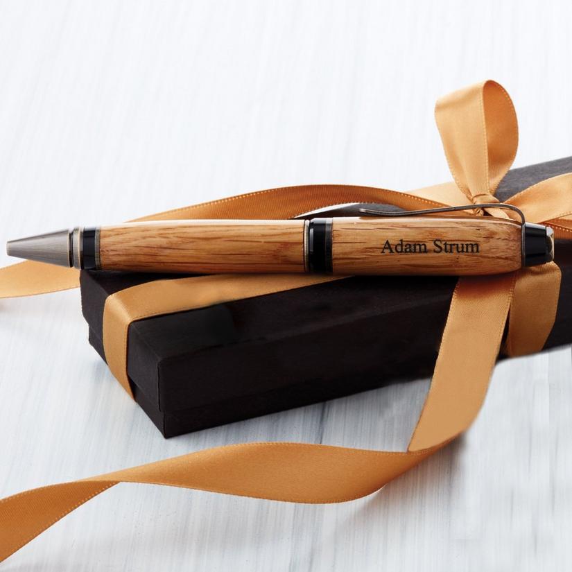 Personalized Authentic Whiskey Barrel Cigar Pen