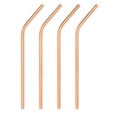 Copper Cocktail Straws (Set of 4)