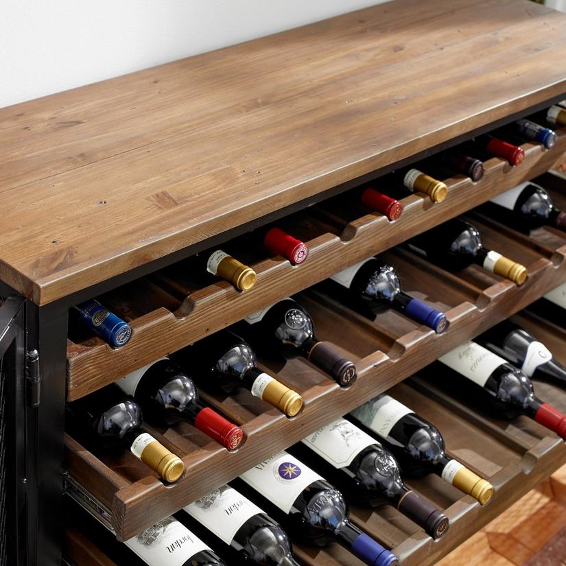 Corsica Wine Storage Locker Credenza