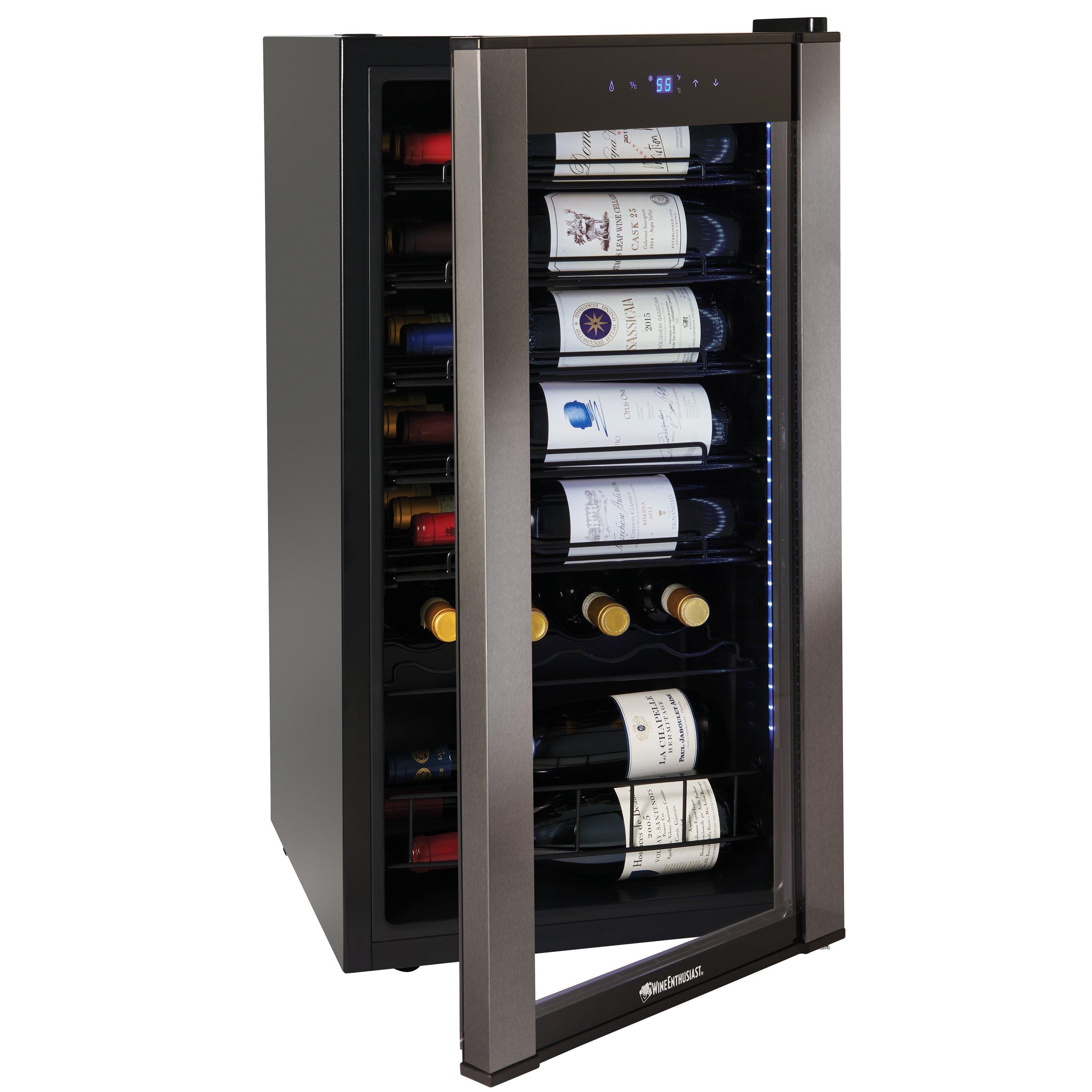 Wine Enthusiast VinoView 28-Bottle Compressor Wine Cooler - Wine Enthusiast