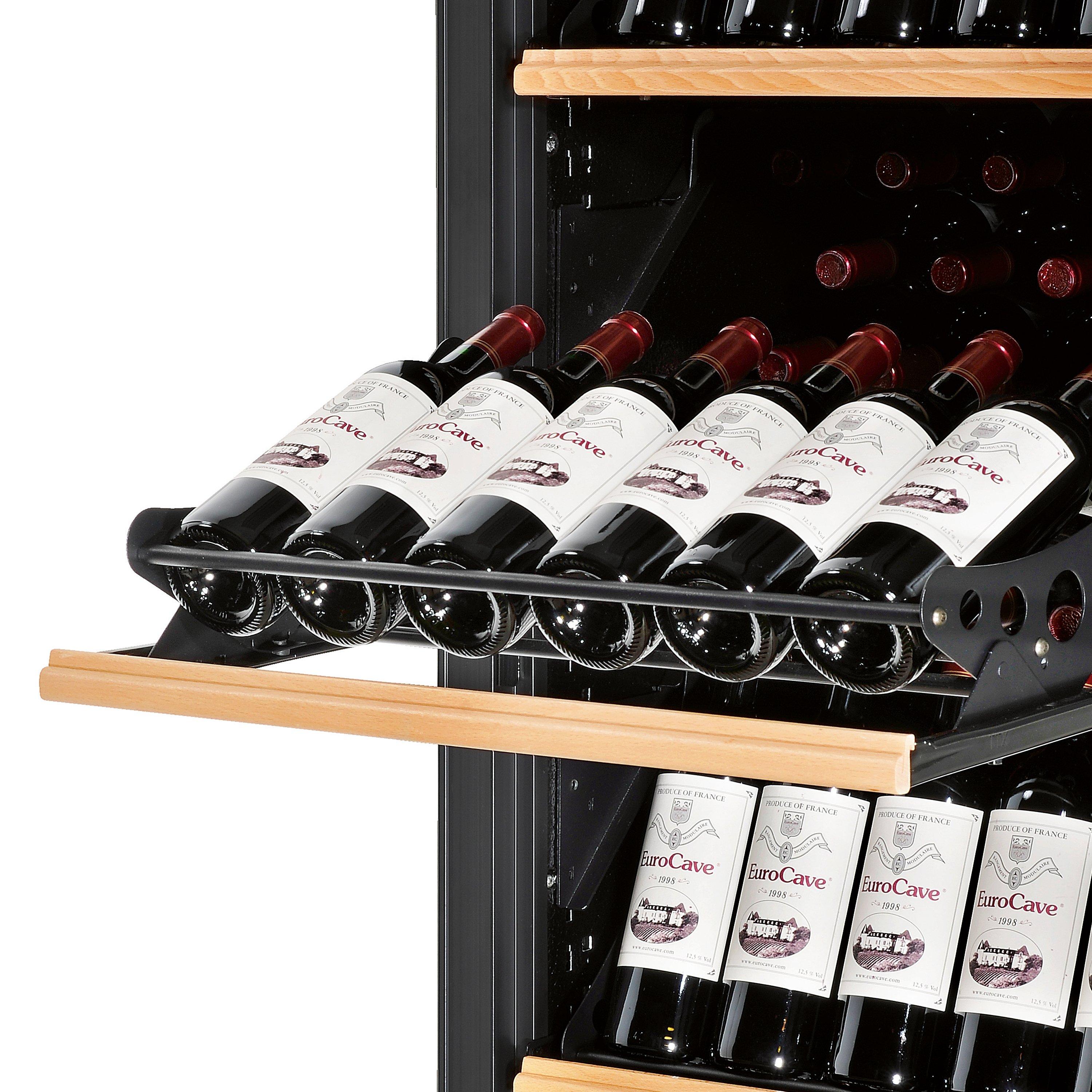 EuroCave Pure Double L Wine Cellar With Display Presentation Shelf