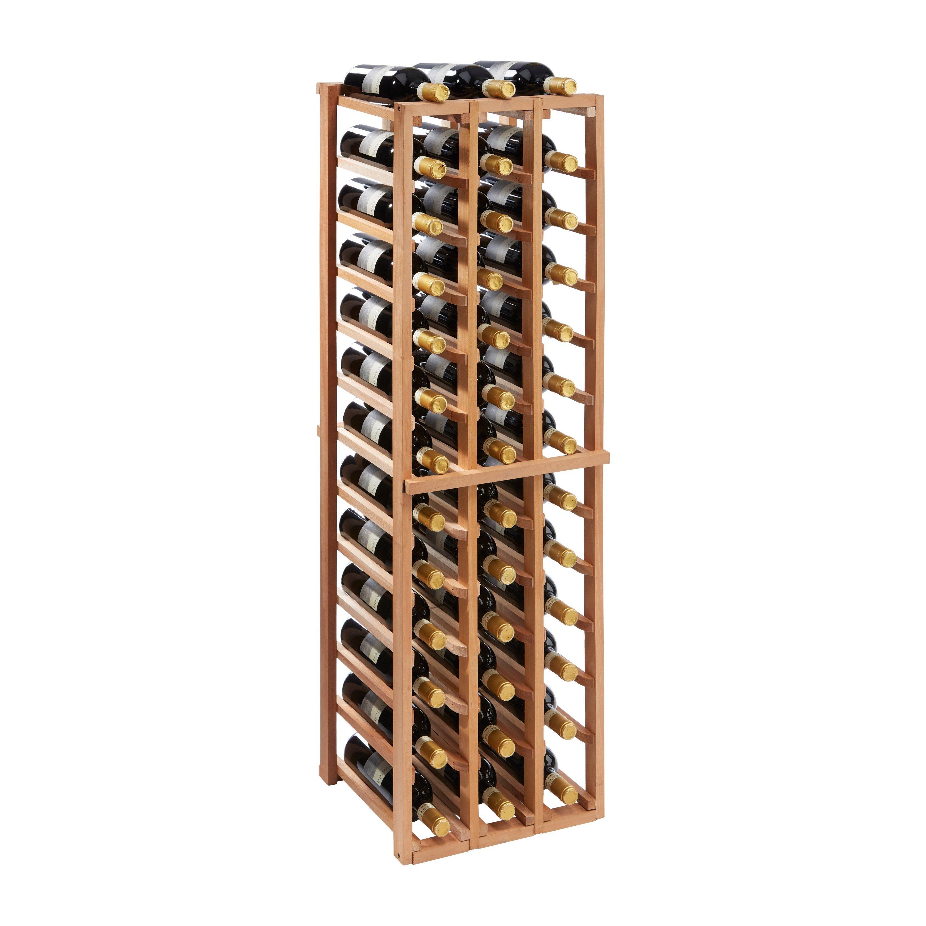 N'FINITY Stackable 4 Foot Wine Rack - 3 Column - Wine Enthusiast