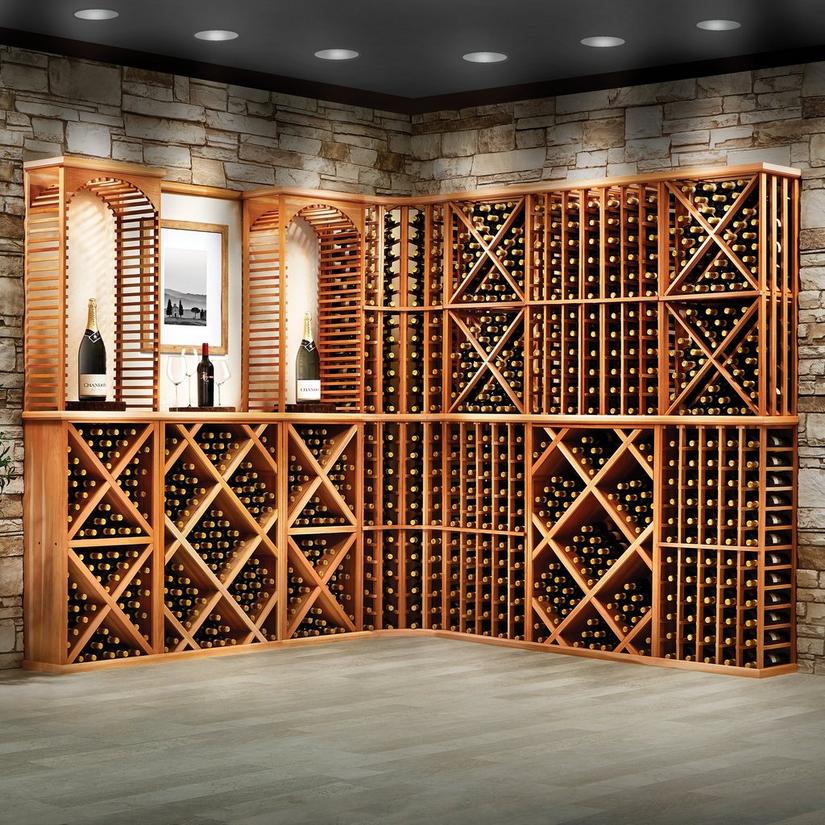 N'FINITY Stackable 4 Foot Wine Rack - Archway and Tabletop