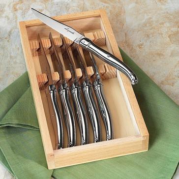 Jean Dubost Laguiole 6-Piece Steak Knives (Stainless Steel)