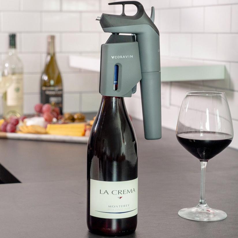 Coravin® Timeless Three + Wine Preservation System (Gray)