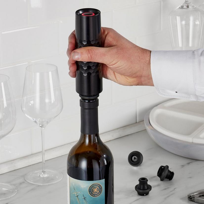 Wine Enthusiast Automatic Vacuum Wine Saver and Preserver