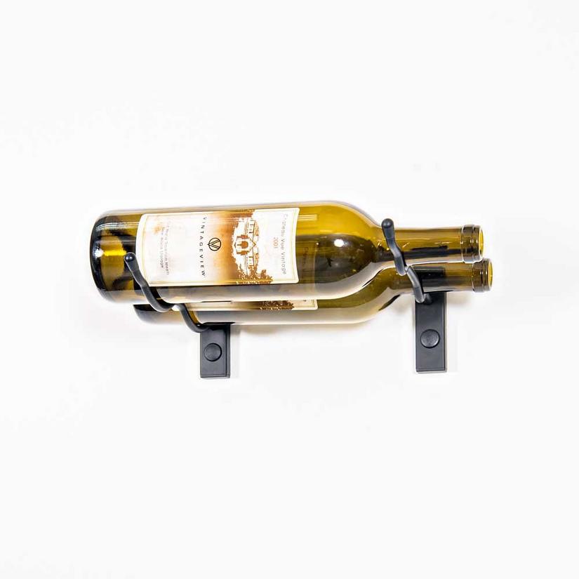 VintageView W Series Bottle Height (4") Wall Mounted Metal Wine Rack (2 Bottle)