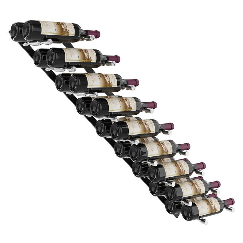 VintageView Vino Pins Flex Wall Mounted Metal Wine Rack System (18 bottles)