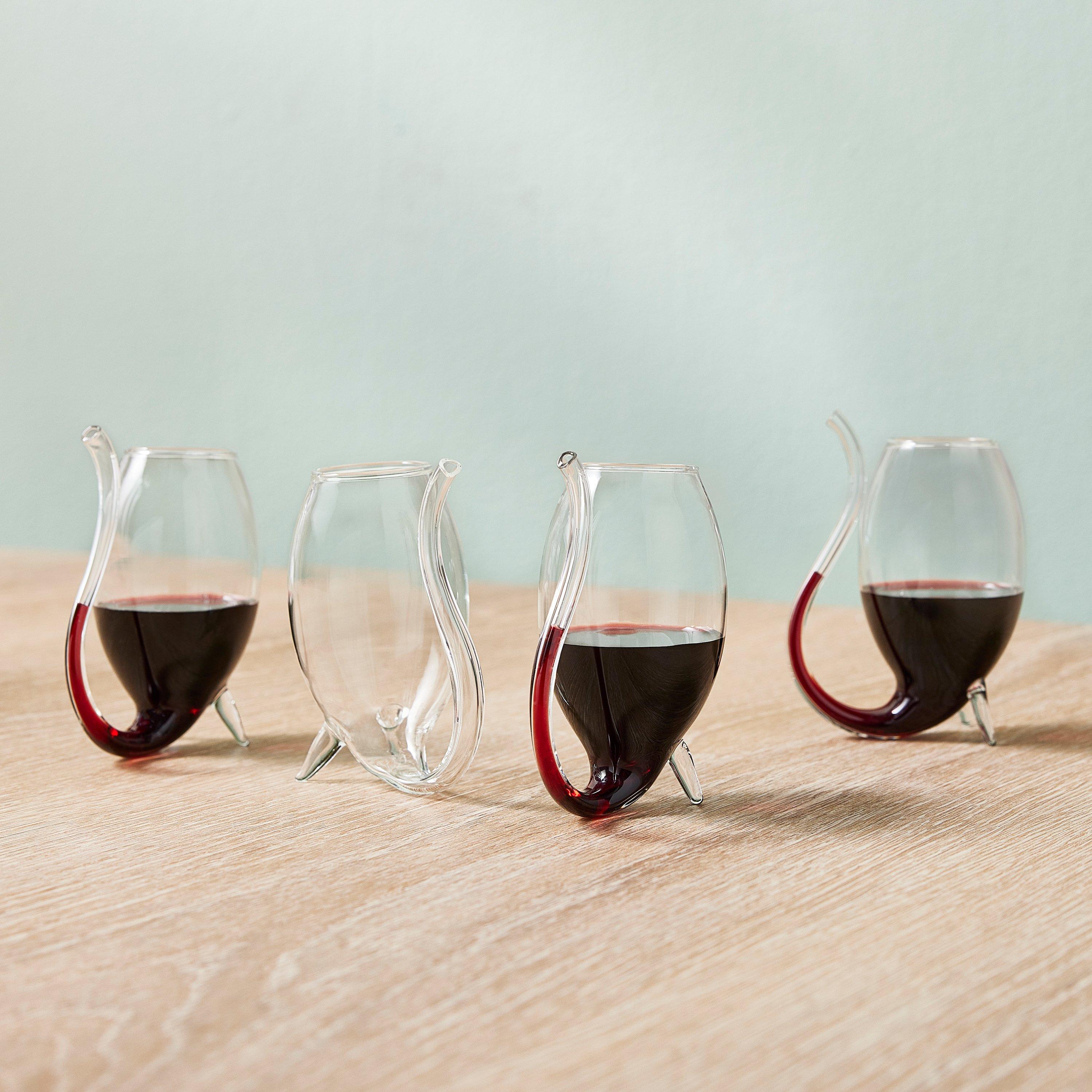 Port Sippers Handblown Port Wine Glasses (Set of 4)