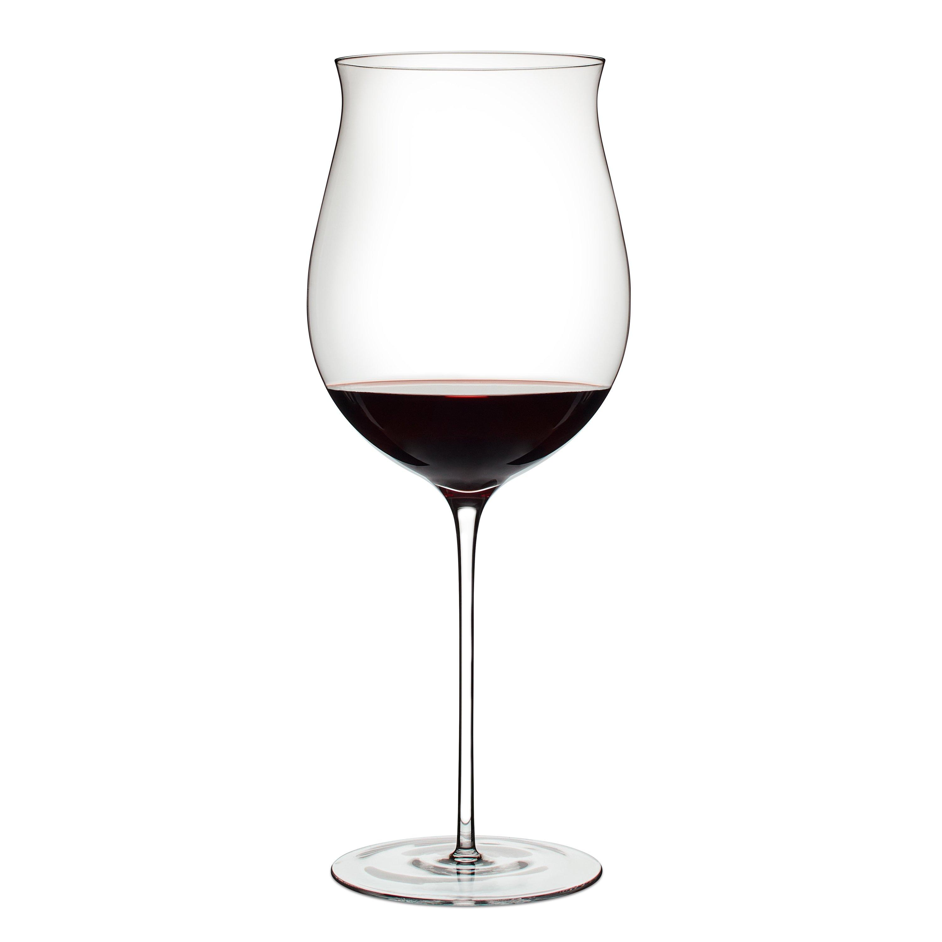 Wine Enthusiast Aria Domaine Burgundy Handblown Wine Glass