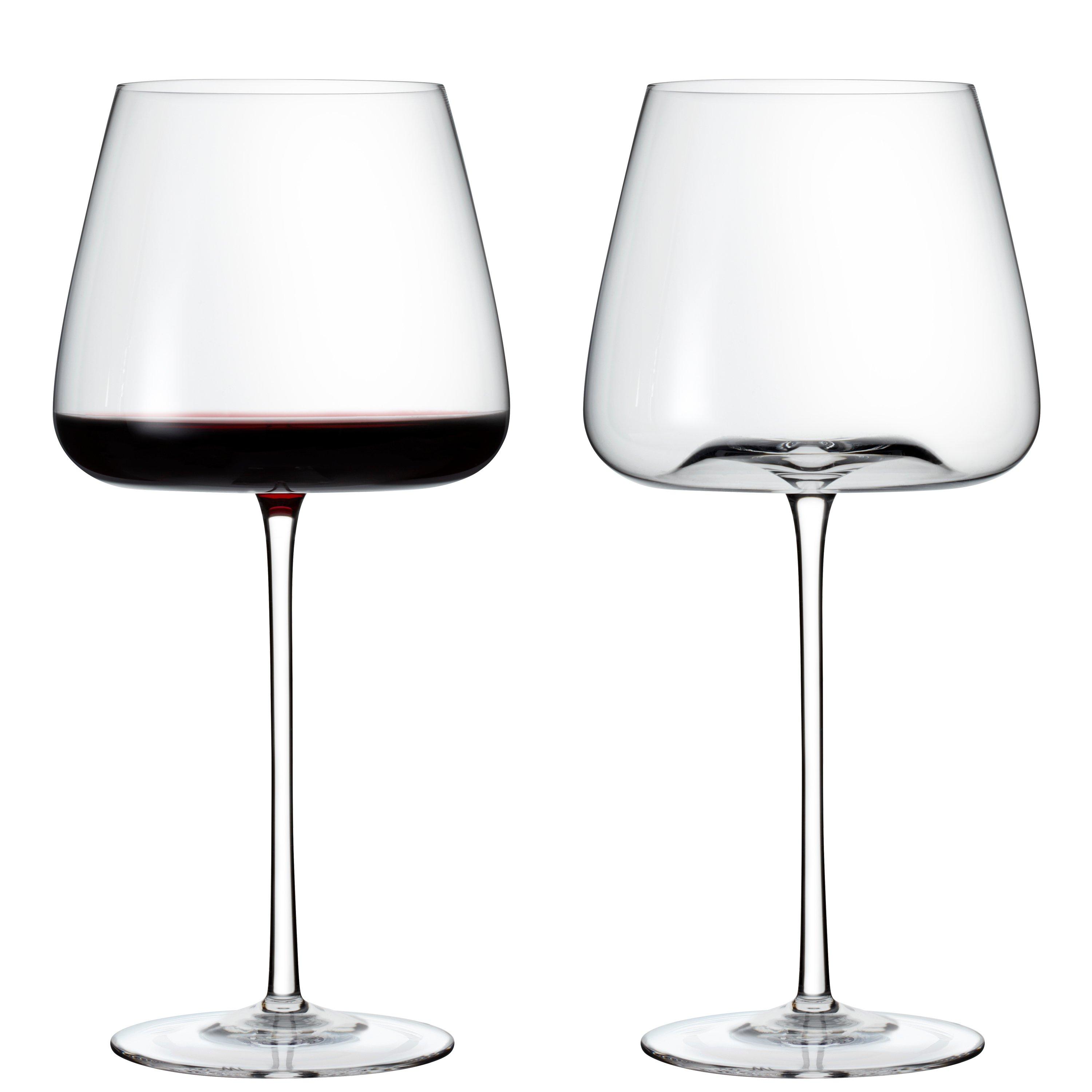 Crystal Wine Glasses (set of 2) - GO HOME Unusual Decor and Gifts