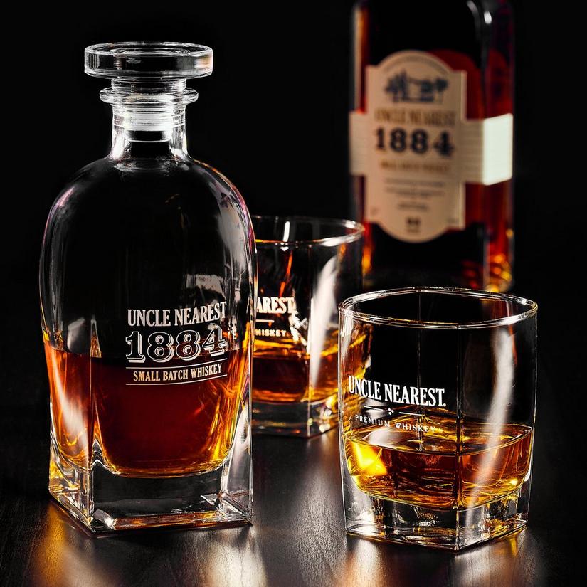 Uncle Nearest 1884 Small Batch Whiskey Decanter and Glasses Set