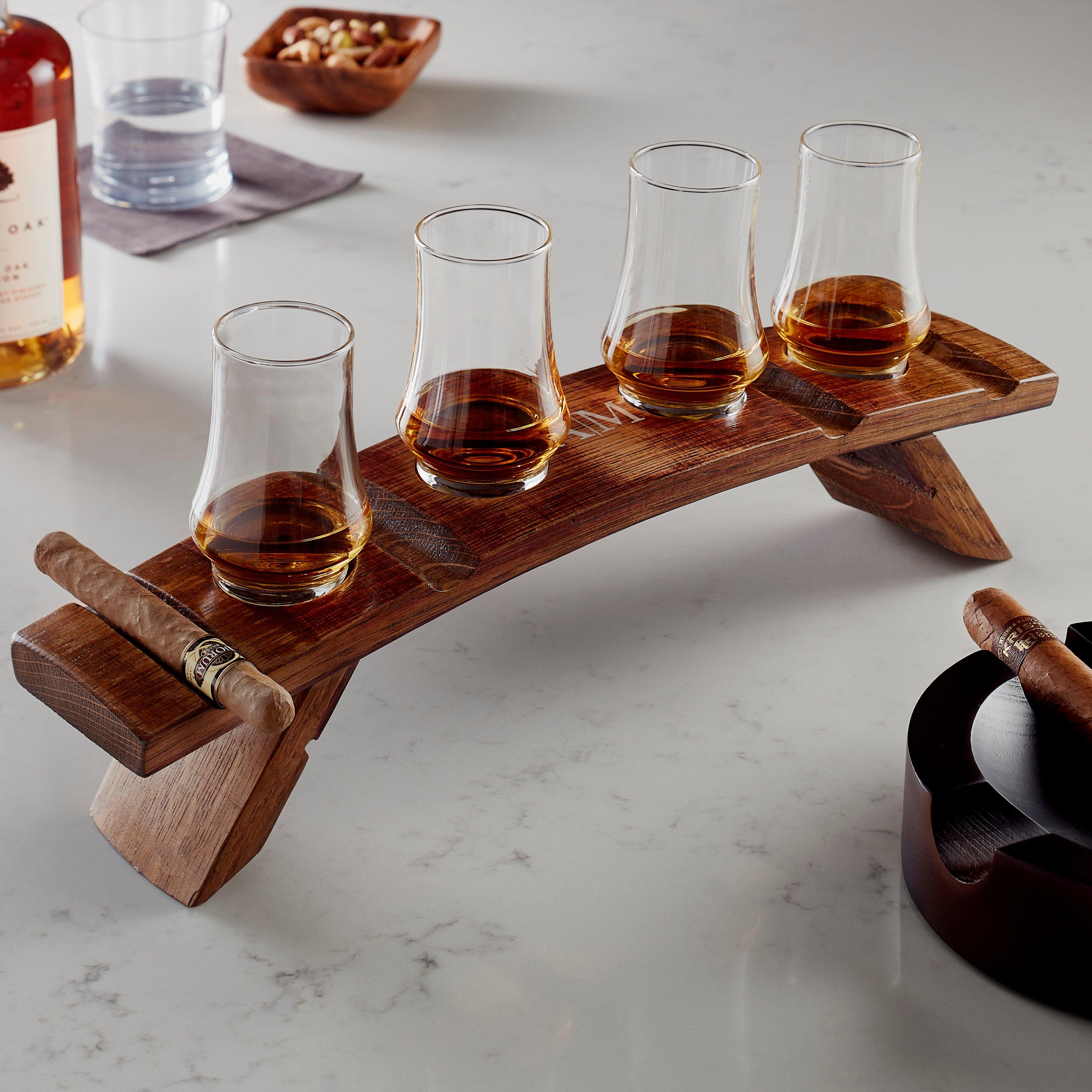 FLIGHT LOUNGE” Portable Wine/Shot glass and cigar party rack