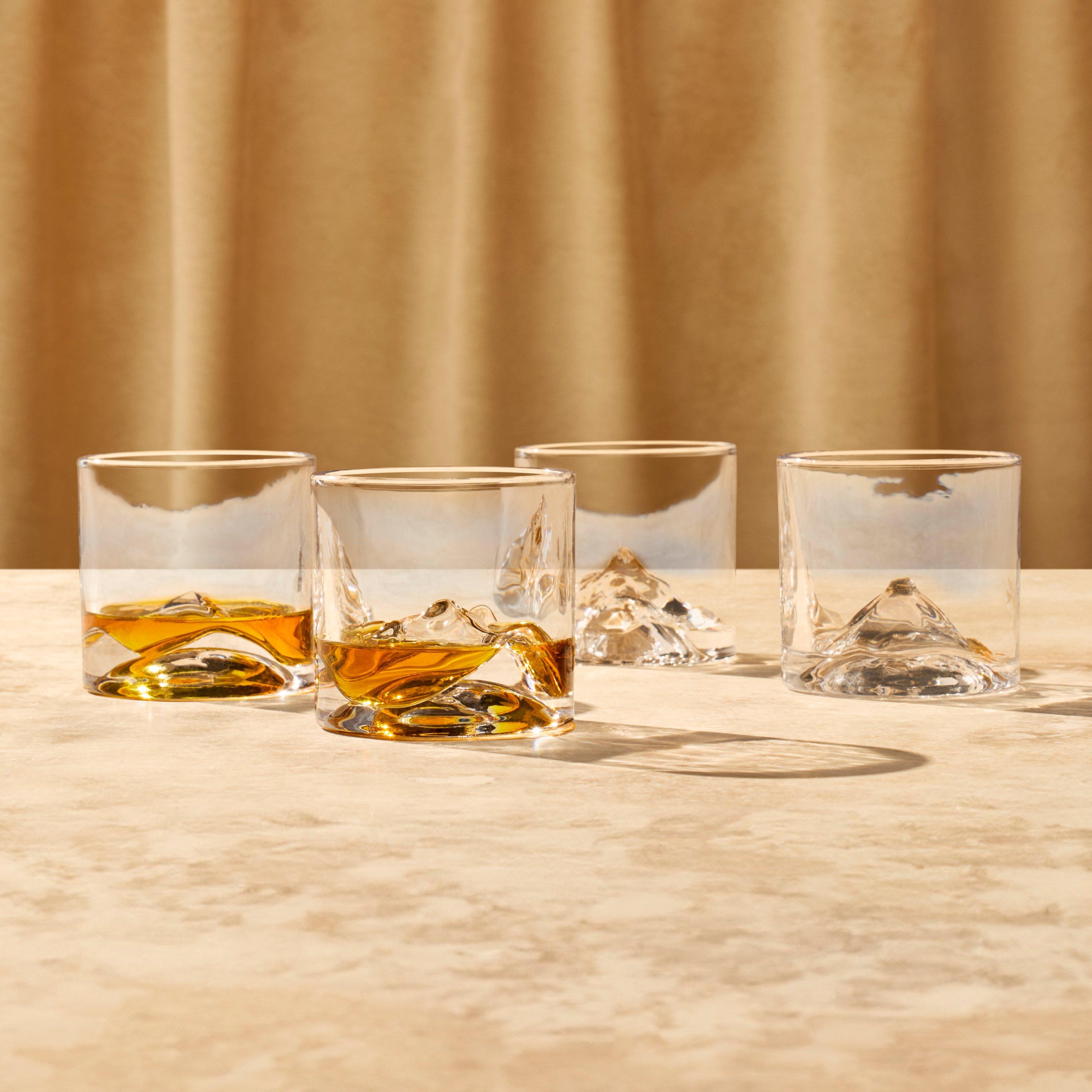 The Peaks Whiskey Glass Set of 4