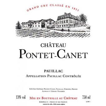 Chateau Pontet-Canet 2012 Grand Cru Classe, Pauillac