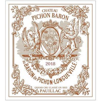 Chateau Pichon-Longueville Baron 2018 Cru Classe, Pauillac