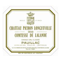 Chateau Pichon-Longueville-Comtesse de Lalande 2010 Pauillac, Cru Classe