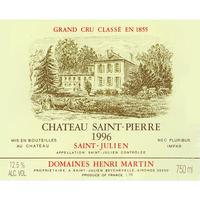 Chateau Saint-Pierre 1996 Cru Classe, St. Julien