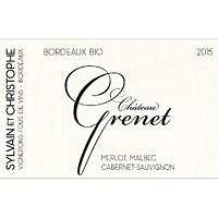 Chateau Grenet 2015 Bordeaux, Organic, Sylvain et Christophe