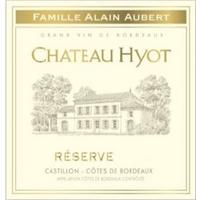 Chateau Hyot 2016 Reserve, Castillon-Cotes de Bordeaux