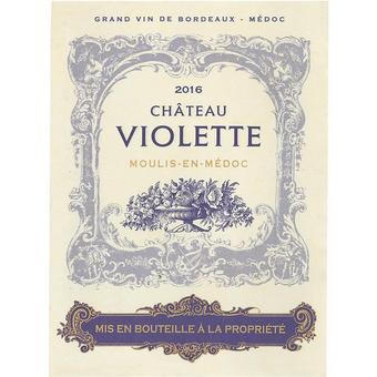 Chateau Violette 2016 Moulis en Medoc