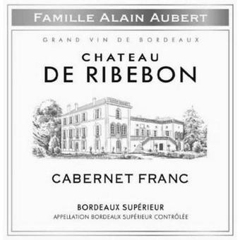 Chateau de Ribebon 2018 Cabernet Franc, Bordeaux Superieur
