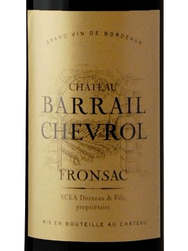 Chateau Barrail Chevrol 2019 Fronsac