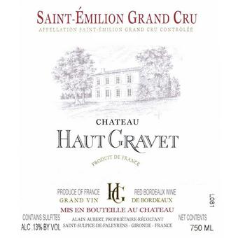 Chateau Haut Gravet 2015 Saint-Emilion Grand Cru