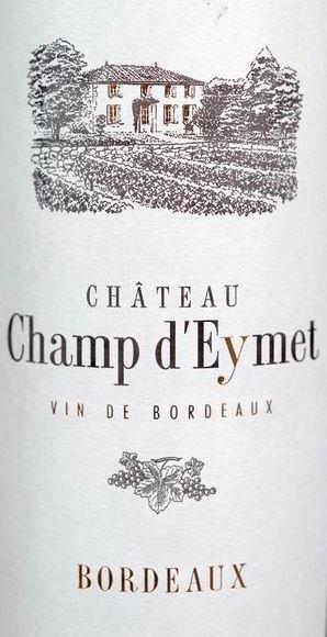 Chateau Champ d'Eymet 2018 Bordeaux