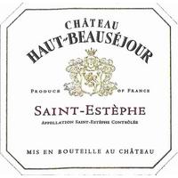 Chateau Haut Beausejour 2016 Saint Estephe