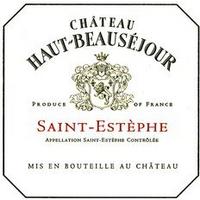 Chateau Haut Beausejour 2018 Saint Estephe