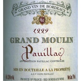 Grand Moulin 1999 Pauillac