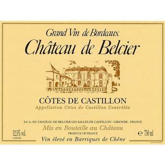 Chateau de Belcier 2010 Castillon Cotes de Bordeaux