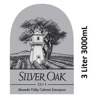 Silver Oak 2013 Cabernet Sauvignon, Alexander Valley, 3 Liter