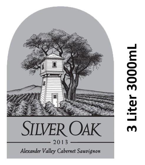 Silver Oak 2013 Cabernet Sauvignon, Alexander Valley, 3 Liter
