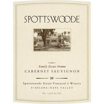 Spottswoode 2014 Family Estate Cabernet Sauvignon, St. Helena, Napa Valley