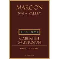 Maroon 2013 Cabernet Sauvignon Reserve, Maroon Vyd., Coombsville District, Napa Valley