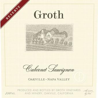 Groth 2015 Reserve Cabernet Sauvignon, Oakville, Napa Valley