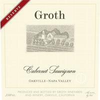 Groth 2016 Reserve Cabernet Sauvignon, Oakville, Napa Valley