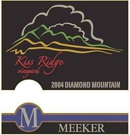 Meeker 2004 Cabernet Sauvignon, Kiss Ridge, Diamond Mtn., Napa Valley
