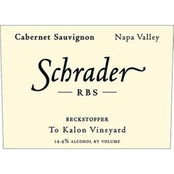 Schrader 2017 Cabernet Sauvignon, RBS To Kalon Vyd., Napa Valley