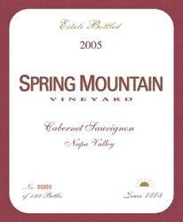 Spring Mountain Vineyard 2005 Cabernet Sauvignon Estate, Napa Valley