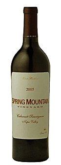 Spring Mountain Vineyard 2005 Cabernet Sauvignon Estate, Napa Valley