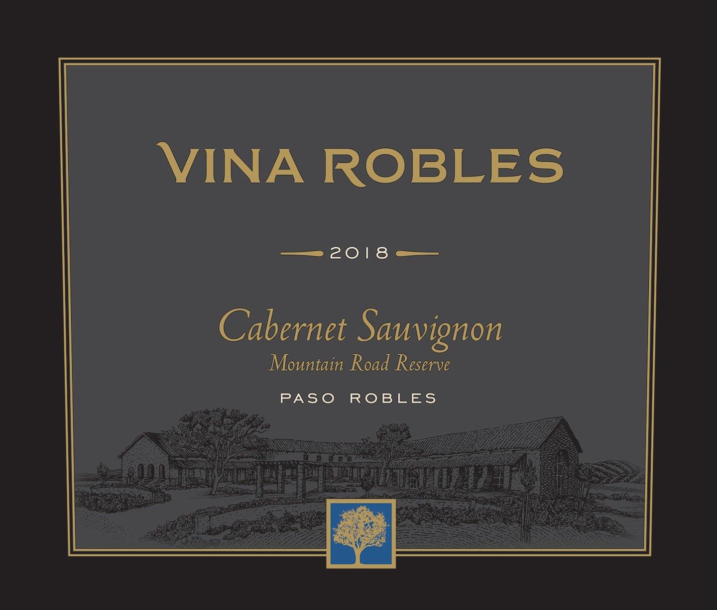 Vina Robles 2018 Cabernet Sauvignon, Mountain Road Reserve, Paso Robles