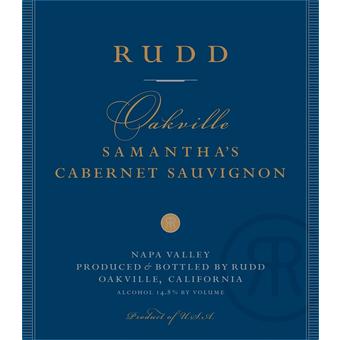 Rudd 2018 Samantha's Cabernet Sauvignon, Oakville, Napa Valley