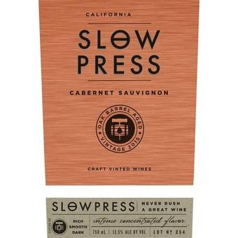 Slow Press 2016 Cabernet Sauvignon, California
