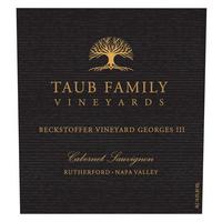 Taub Family 2016 Cabernet Sauvignon, Beckstoffer Georges III Vyd., Rutherford, Napa Valley