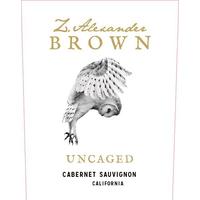 Z. Alexander Brown 2018 Uncaged, Cabernet Sauvignon, California